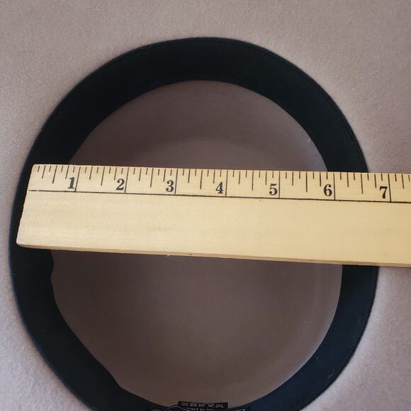 Wyeth Wool Felt Hat Cowgirl Cowboy Nashville Taupe OSFM - Picture 11 of 12